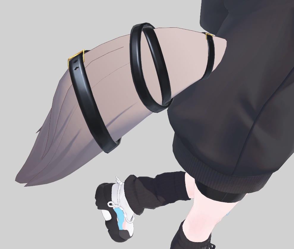 【MA対応】真冬(Mafuyu)用尻尾ベルト【VRChat】