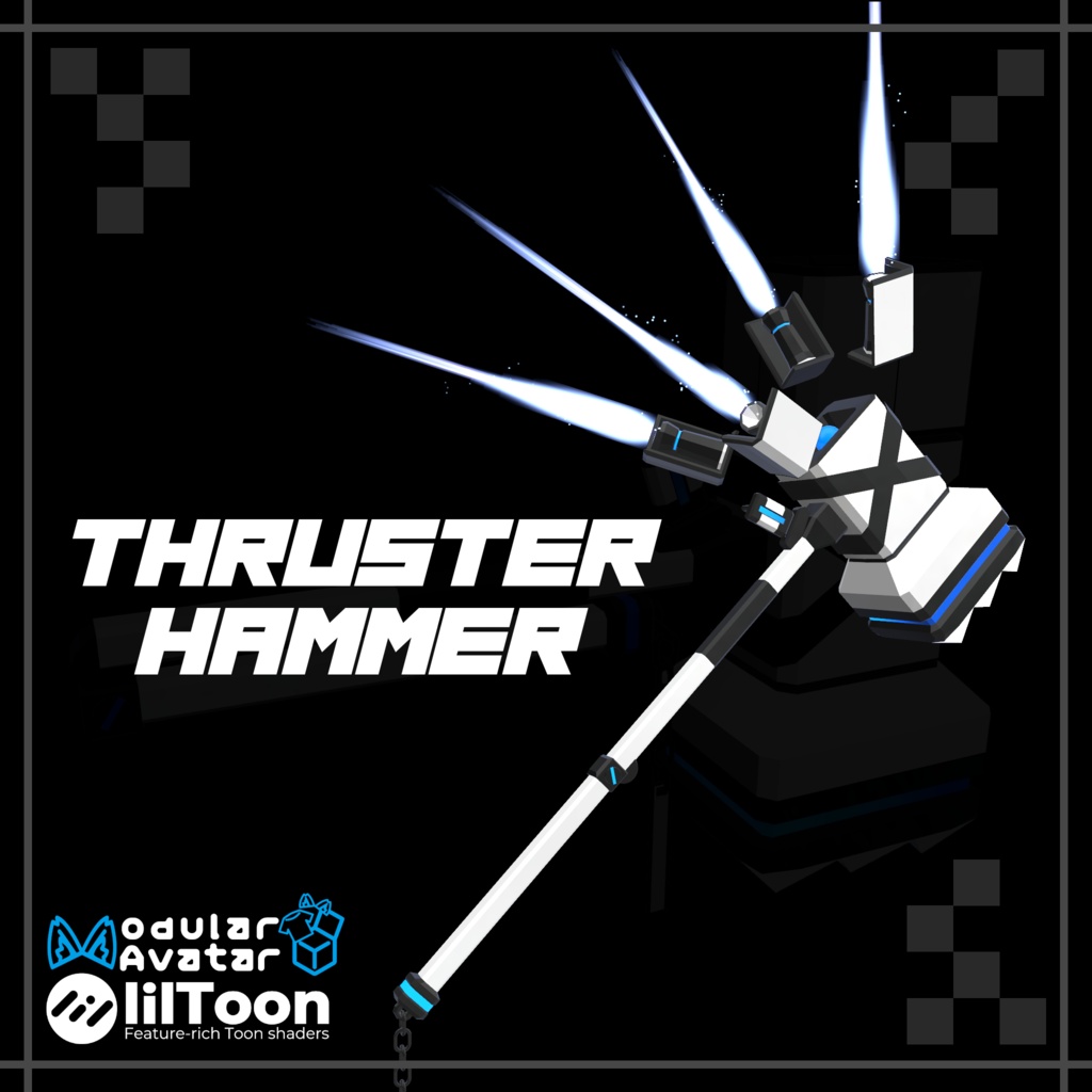 【発売記念セール】【MA対応】Thruster Hammer【VRChat】