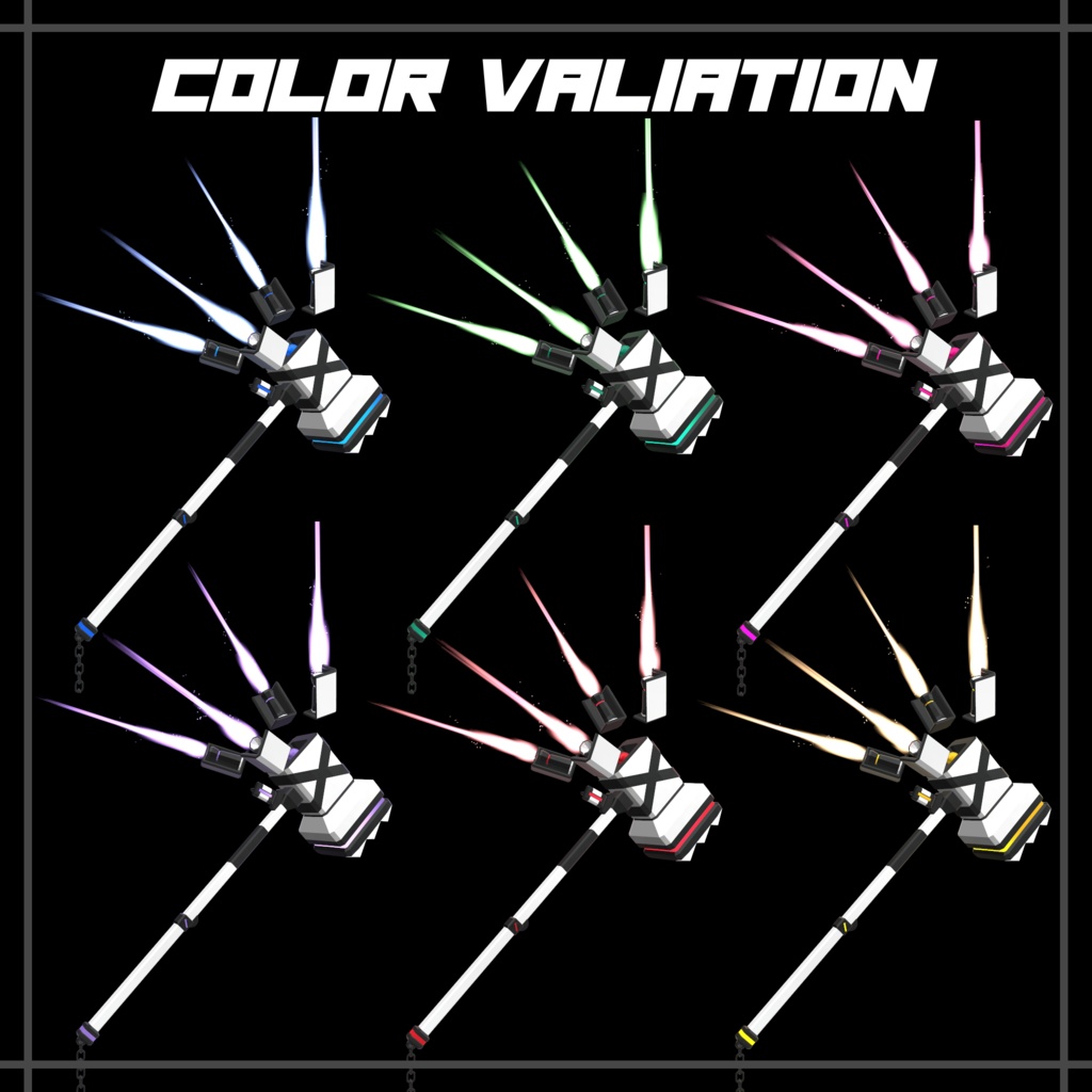 【発売記念セール】【MA対応】Thruster Hammer【VRChat】