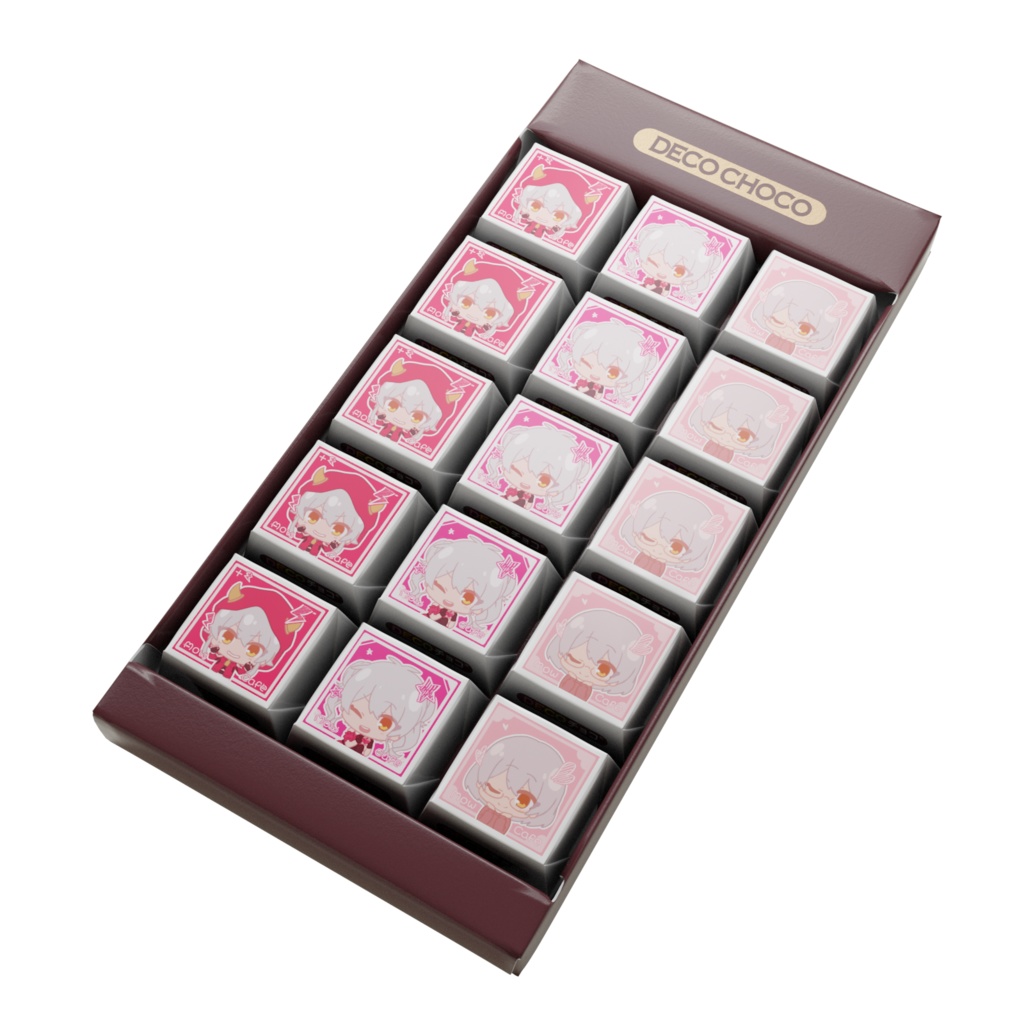 MowCafeデザインのチョコレート(15個入り)