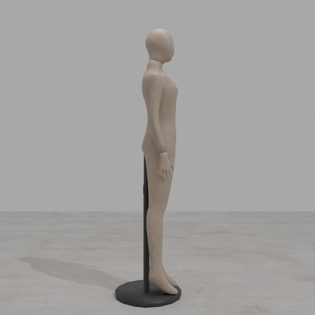 マネキン3Dモデル 2体|Unity対応