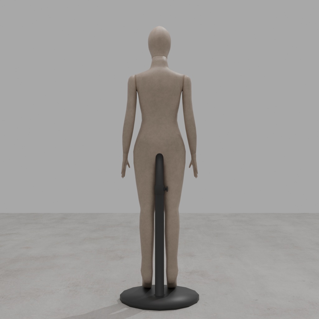 マネキン3Dモデル 2体|Unity対応