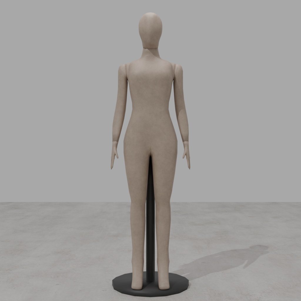マネキン3Dモデル 2体|Unity対応