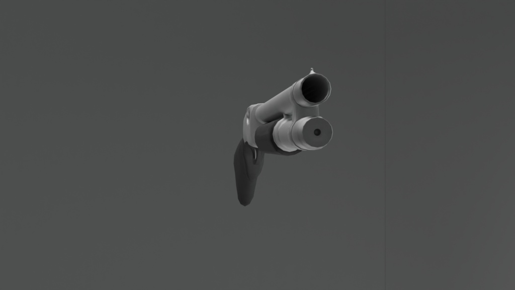ショットガン3Dモデル|Unity対応 アニメーション可