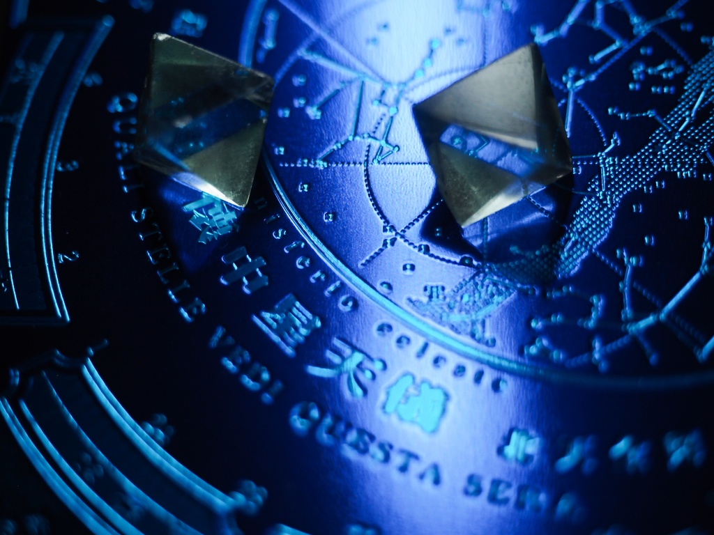 懐中星天儀紙盤(青)