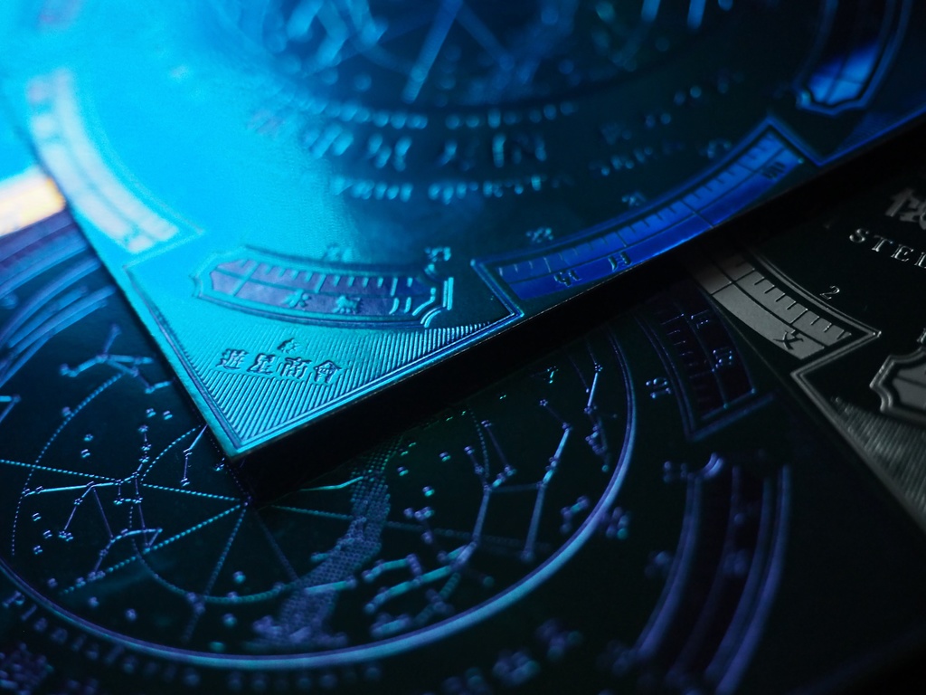 懐中星天儀紙盤(緑)