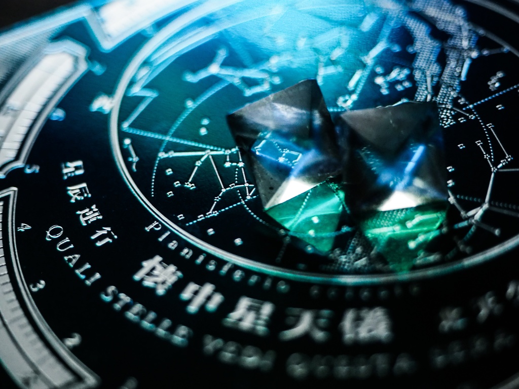 懐中星天儀紙盤(緑)