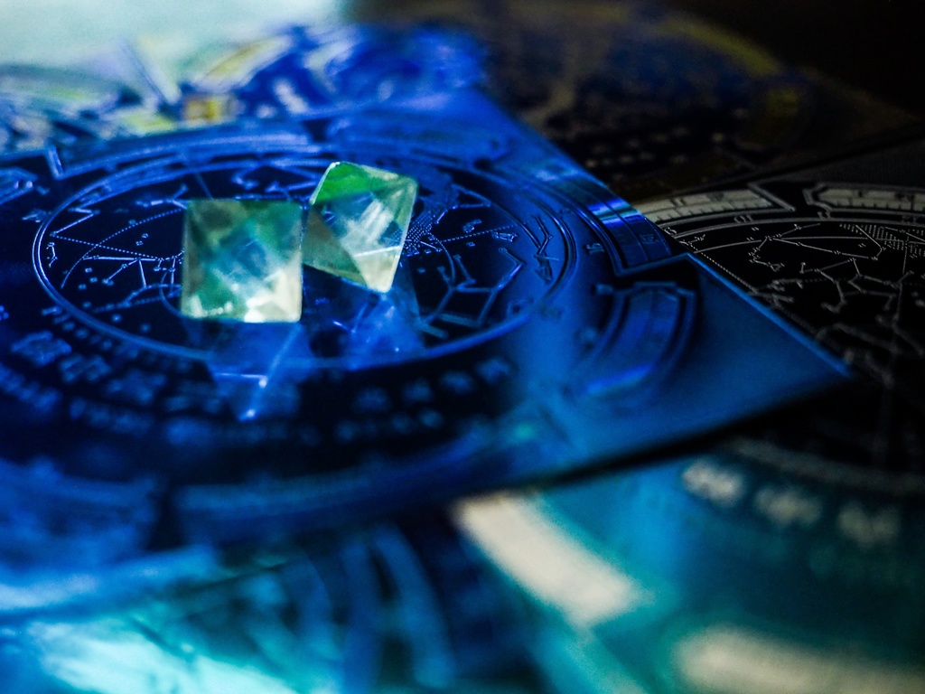 懐中星天儀紙盤(緑)