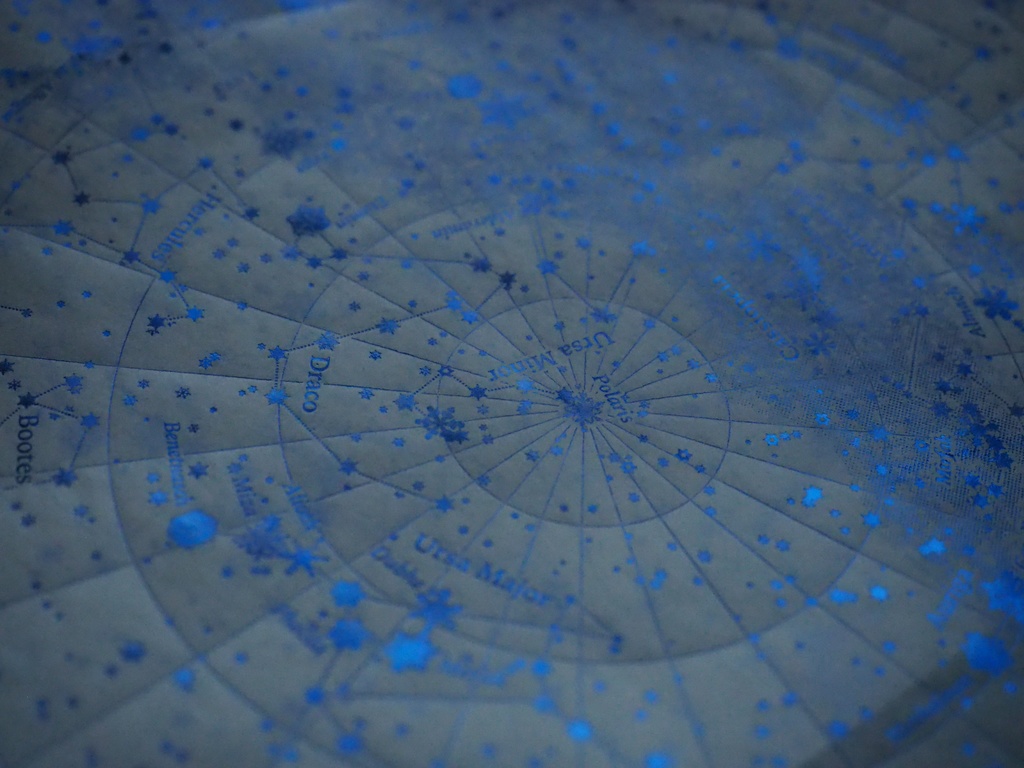 綺羅星紙 夜光(白+青箔)