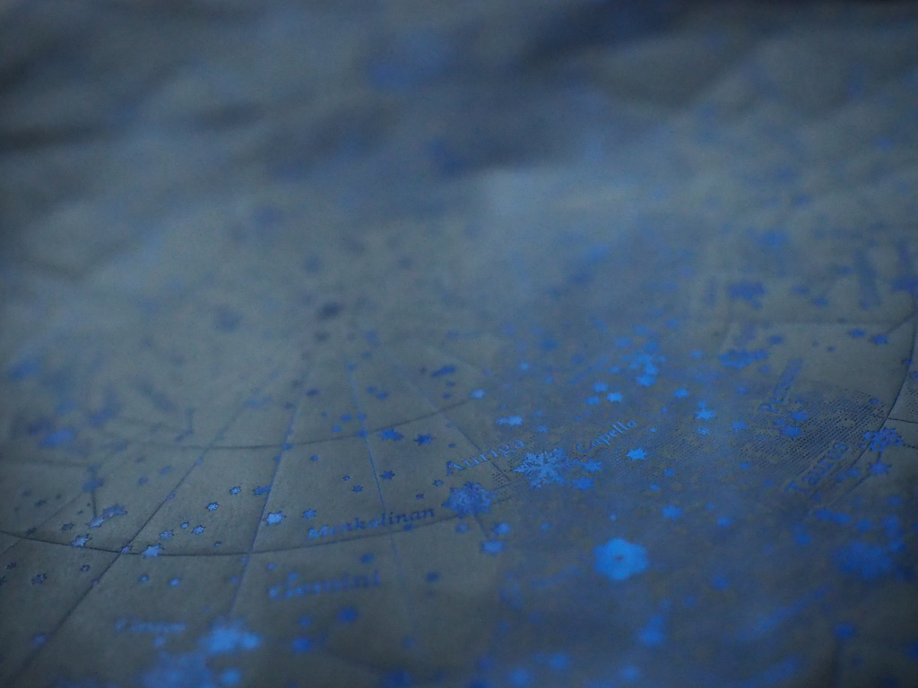 綺羅星紙 夜光(白+青箔)