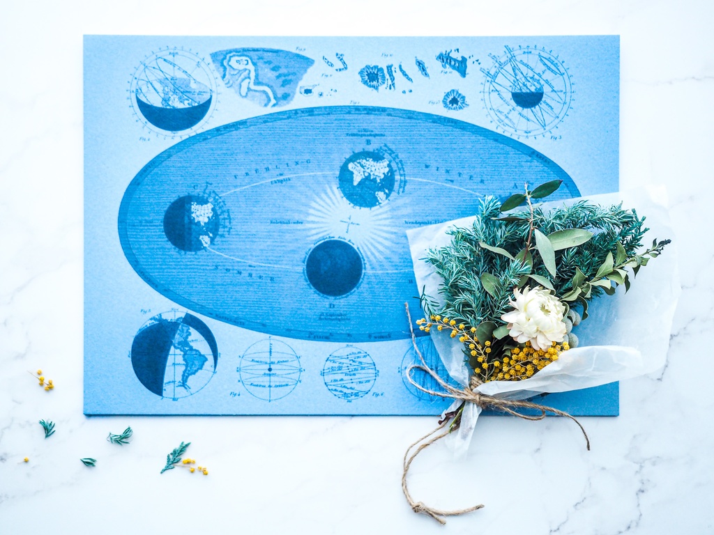 古図便箋綴 地球公転