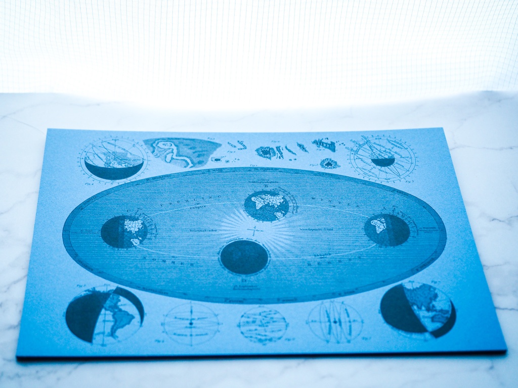 古図便箋綴 地球公転