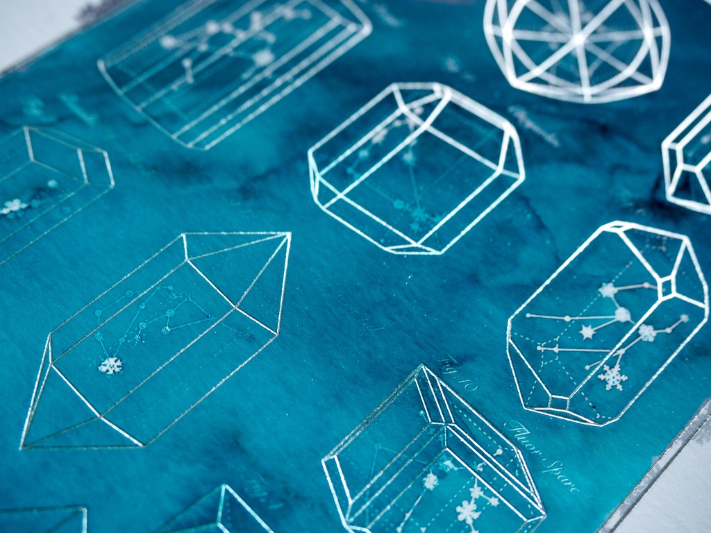 染彩楽紙 -結晶星-