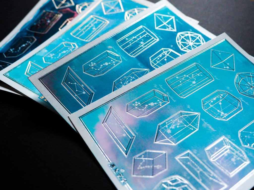 染彩楽紙 -結晶星-