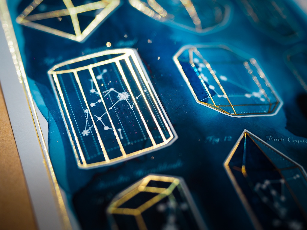 染彩楽紙 -結晶星-