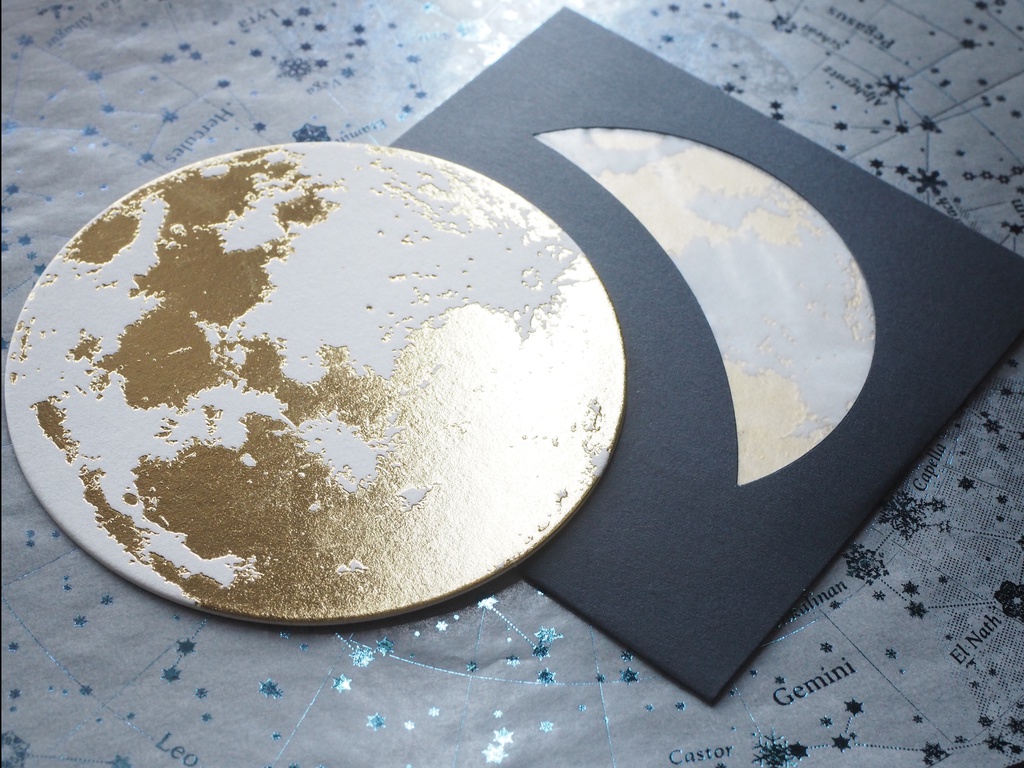 月光箋 月華 金箔