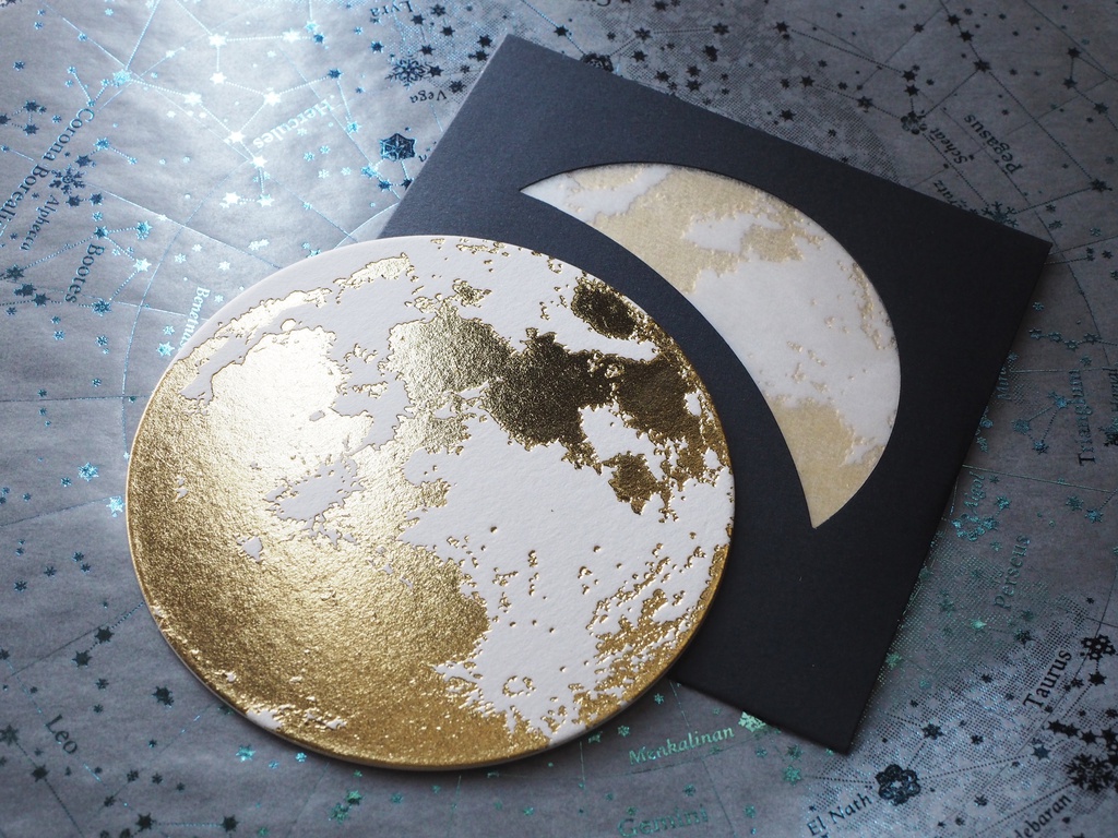 月光箋 月華 金箔