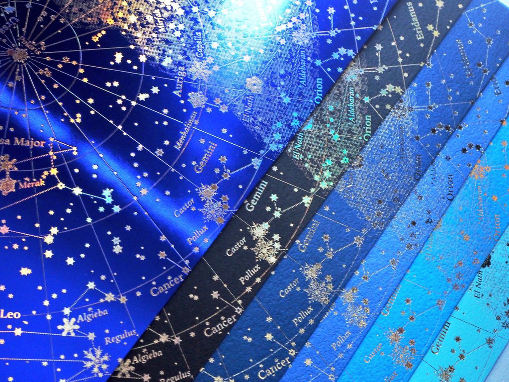 綺羅星紙 夜天(青)