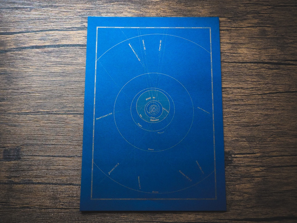 古図便箋綴 軌道図