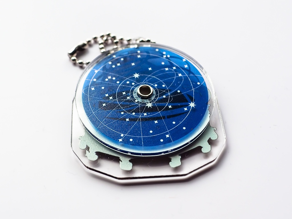 オーラリ(回転式アクリルキーホルダー)