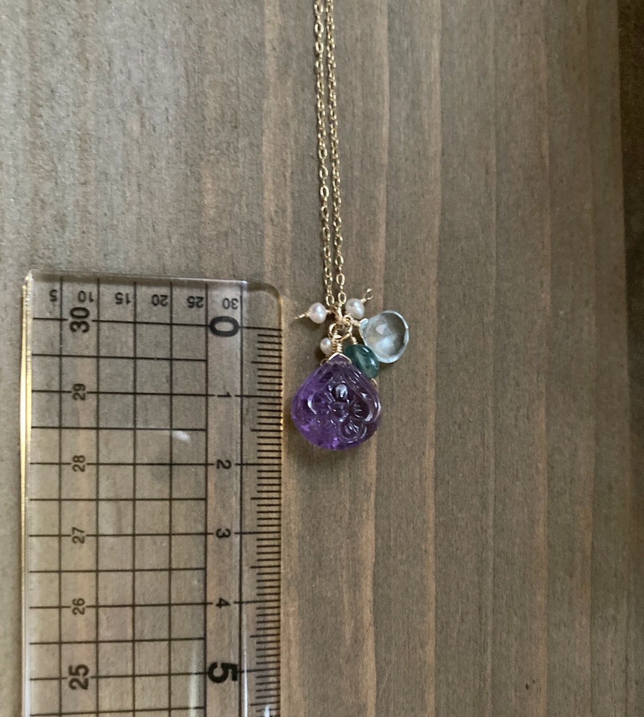 violet ネックレス