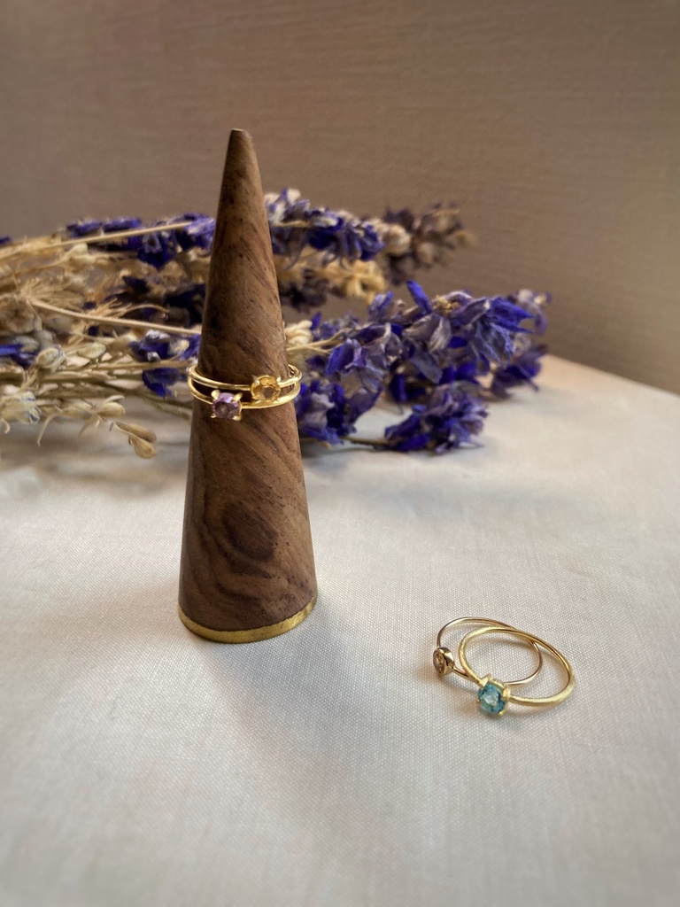 marry you.. アメシストリング ローズカット