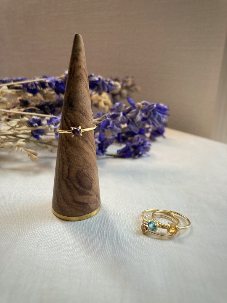 marry you.. アメシストリング ローズカット