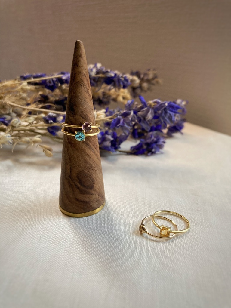 marry you.. アメシストリング ローズカット