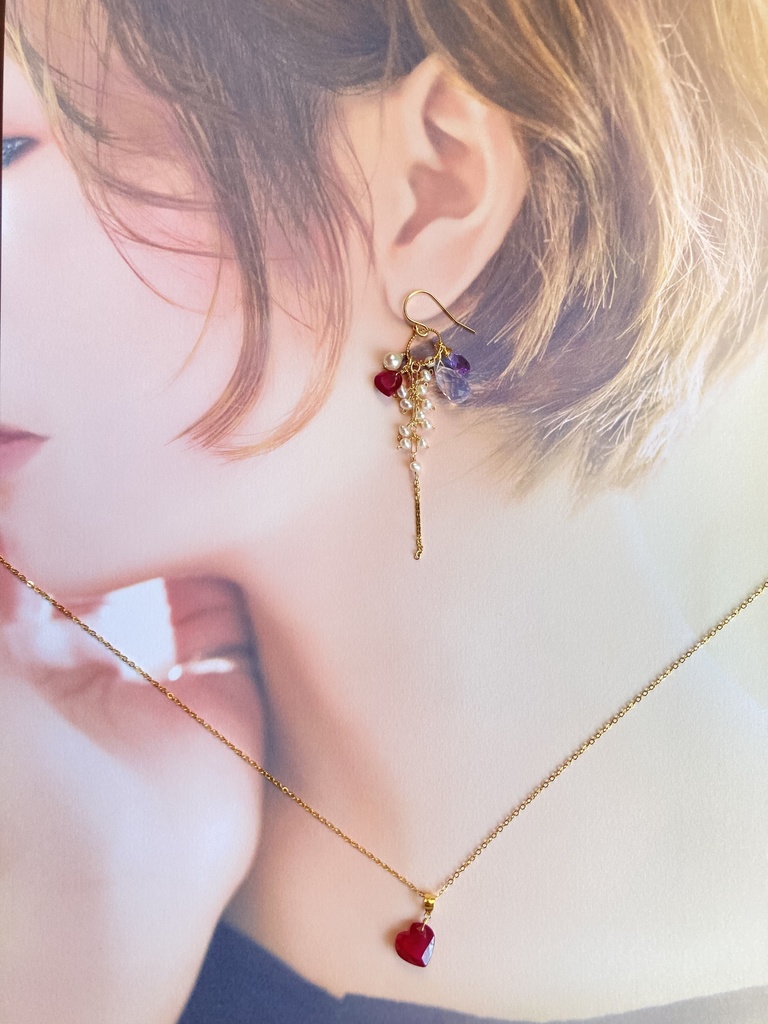 Heart and arrow ネックレス