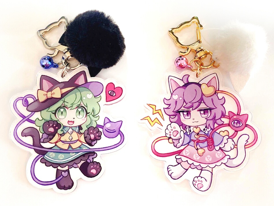 にゃんこ古明地姉妹 アクリルキーホルダー