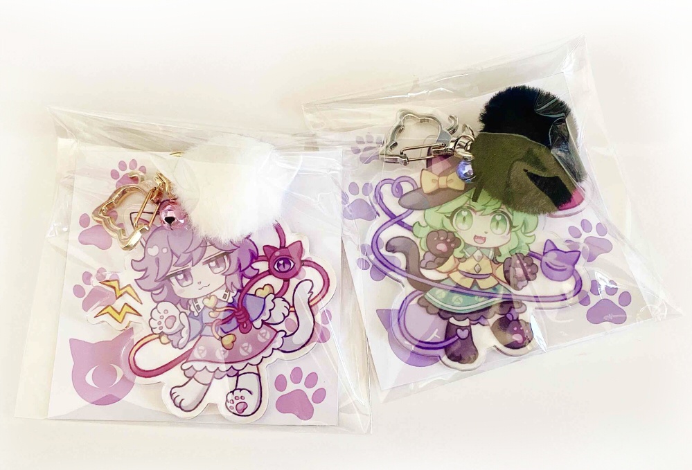 にゃんこ古明地姉妹 アクリルキーホルダー