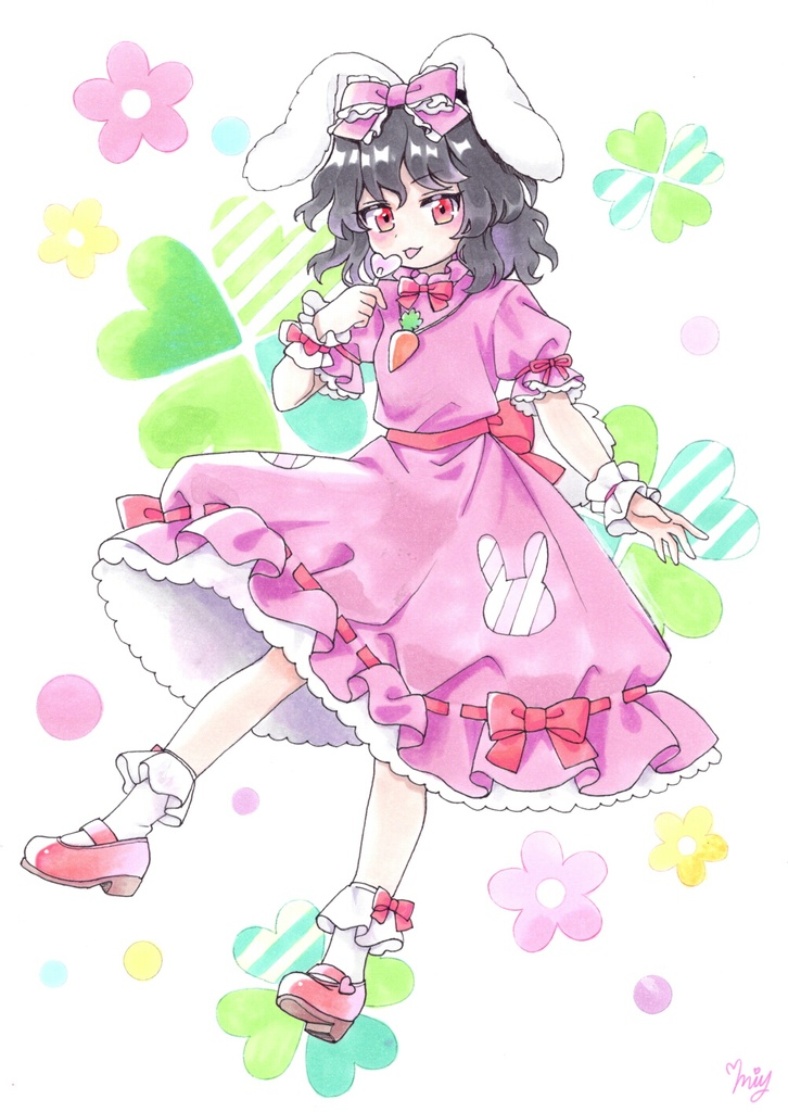 イラスト　因幡てゐ