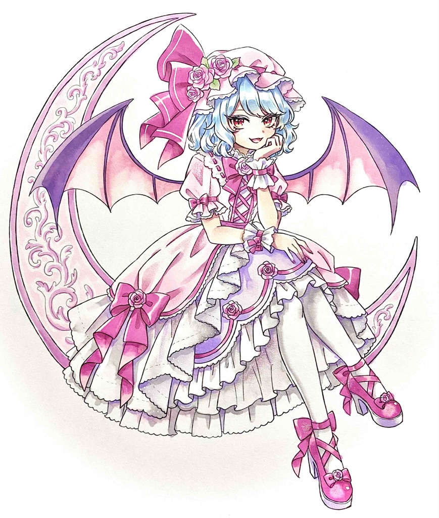 【イラスト】 レミリア・スカーレット【東方project 】