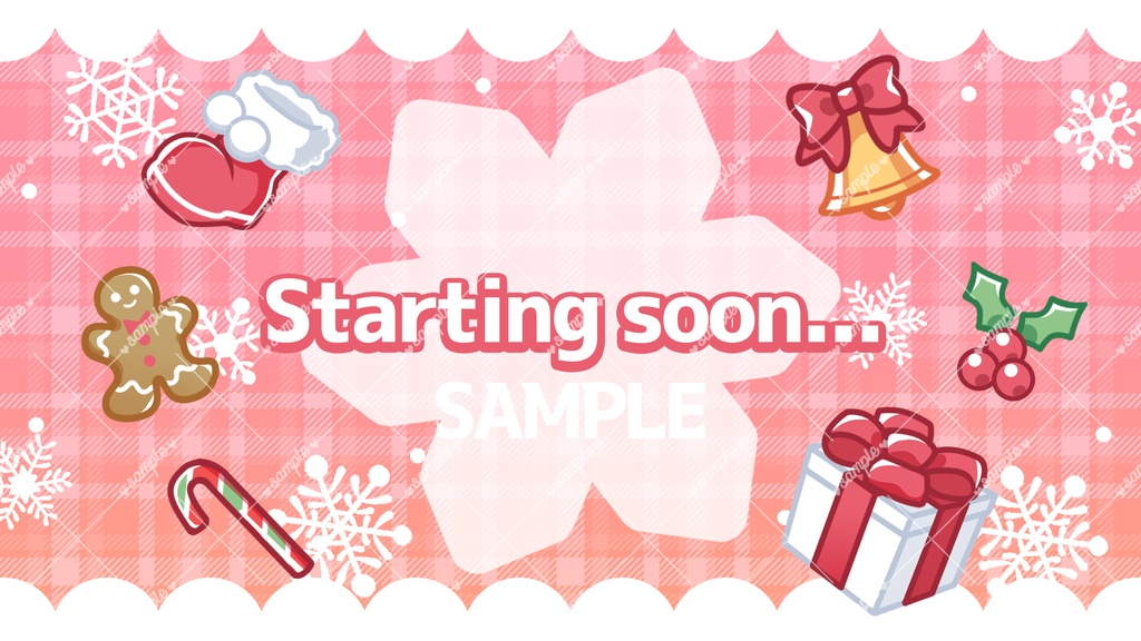 【配信用素材】クリスマス配信待機画面-Christmas Waiting Screen-
