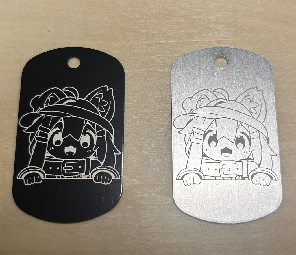 まめひなたドックタグ