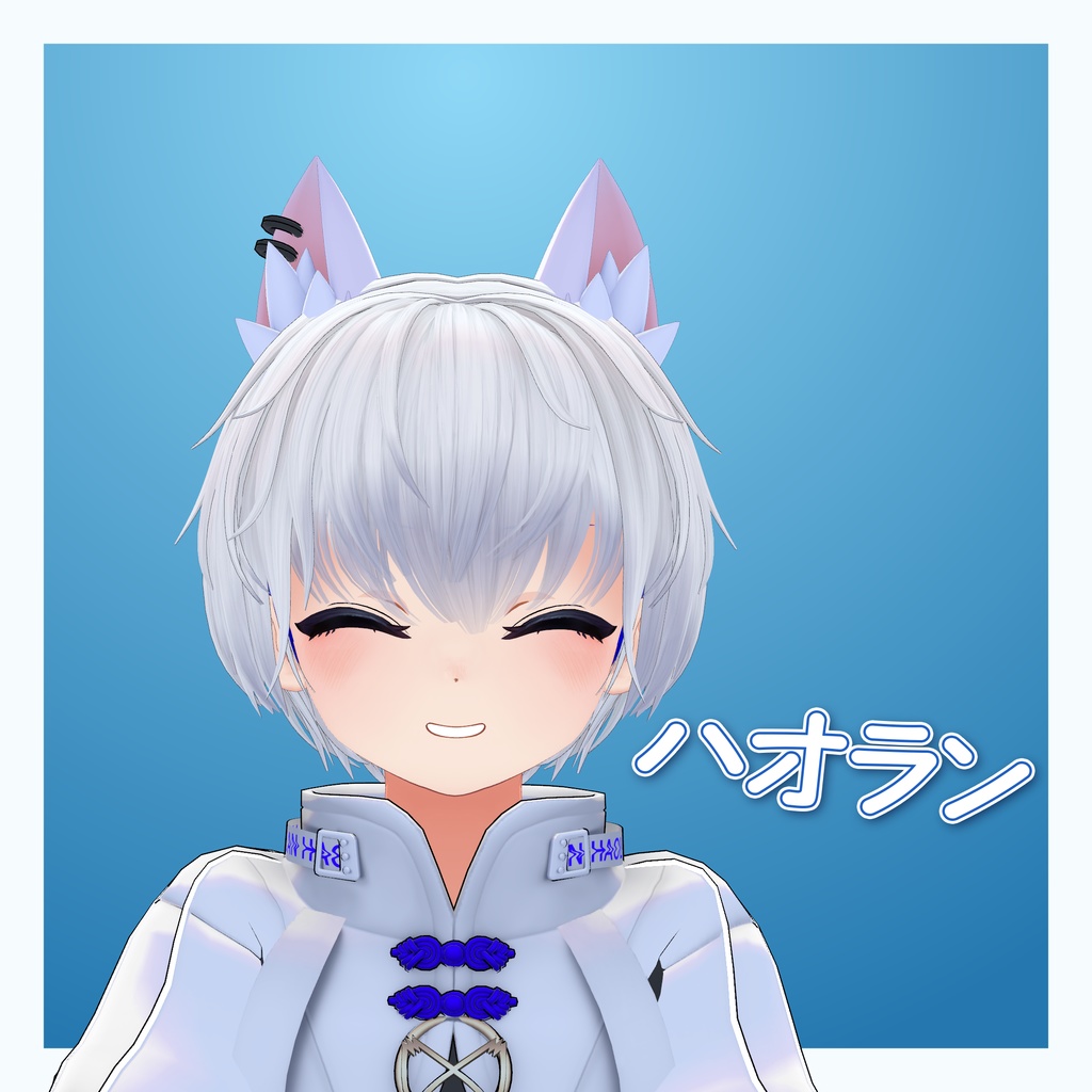【VRChat想定】ふんわりボーイッシュヘアー