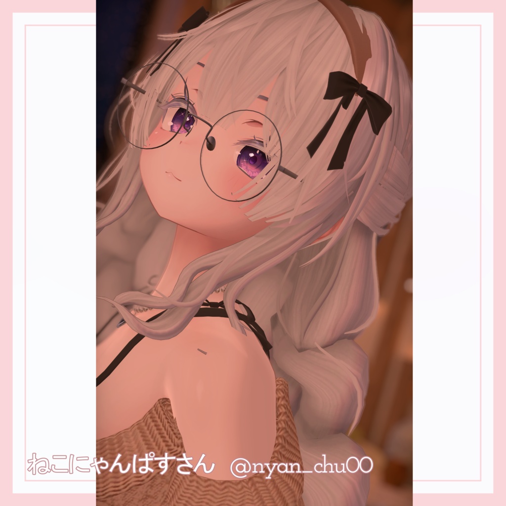 ツインおさげヘアー【VRChat】