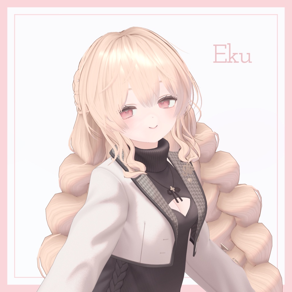 ツインおさげヘアー【VRChat】