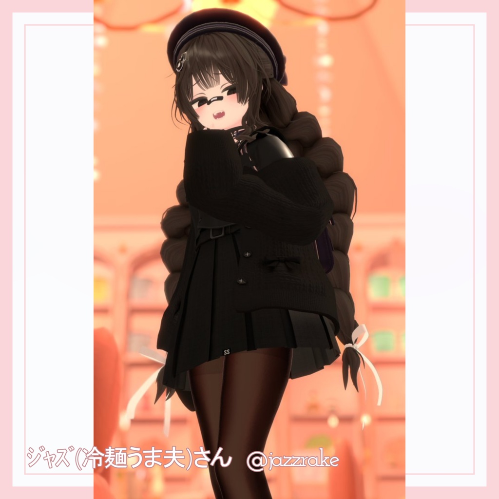 ツインおさげヘアー【VRChat】