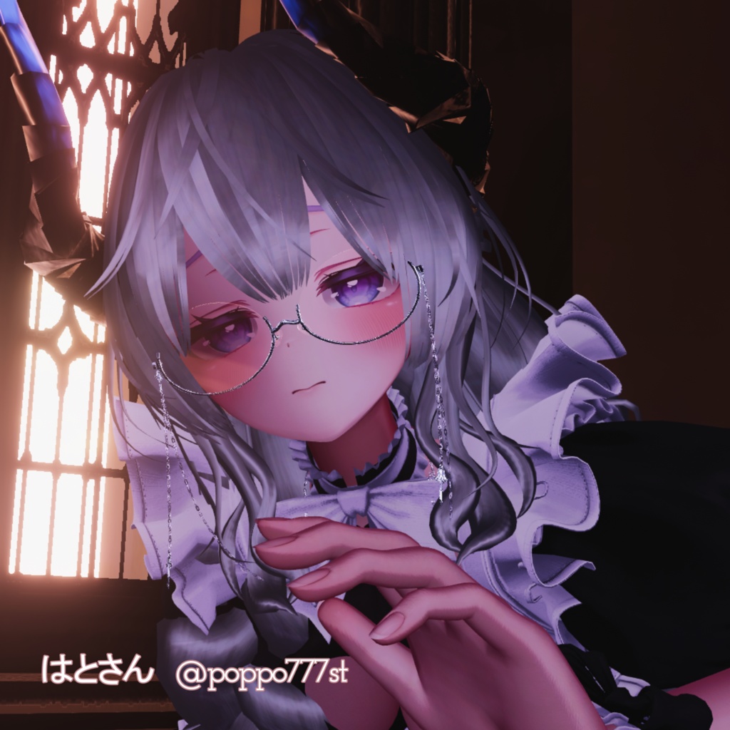 ツインおさげヘアー【VRChat】