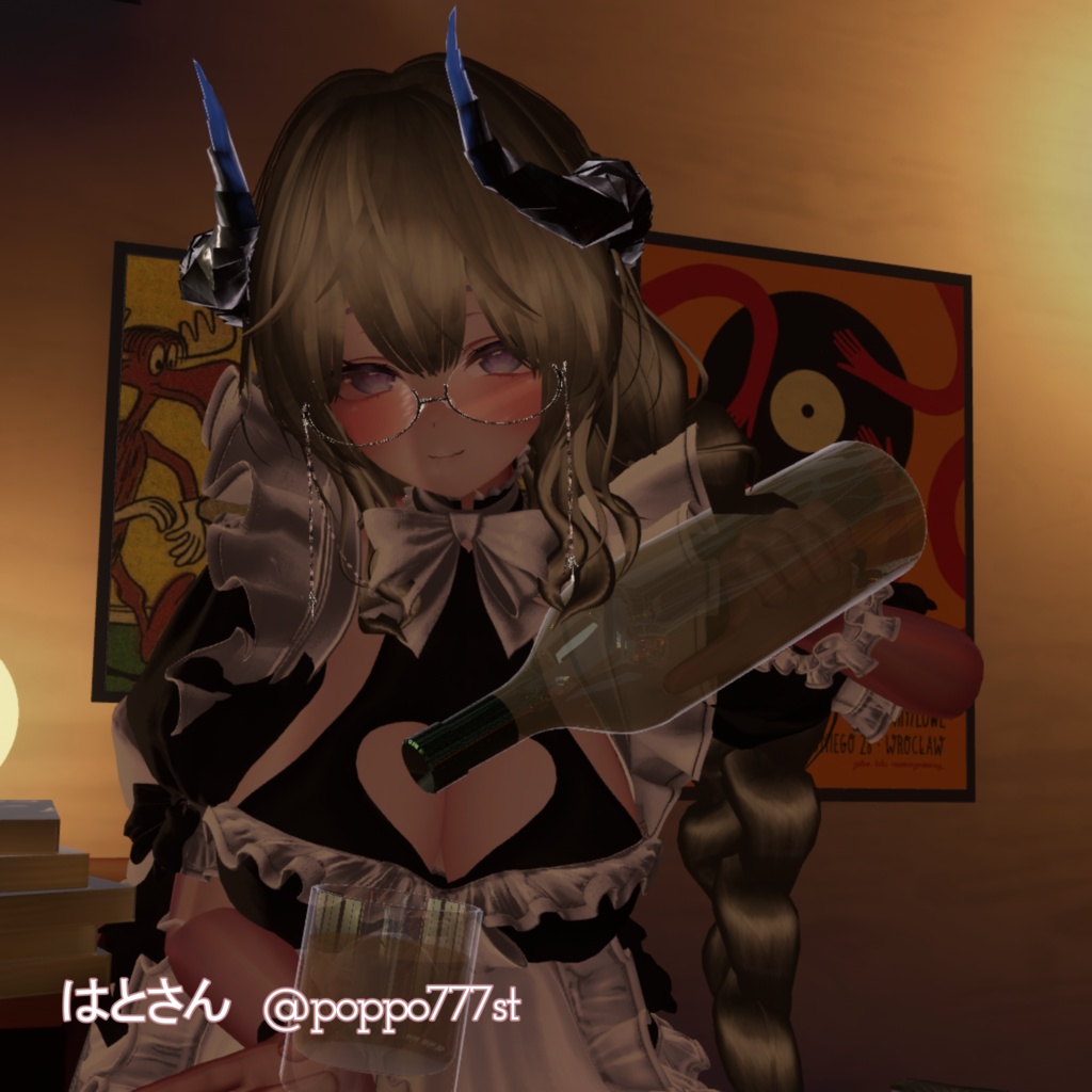 ツインおさげヘアー【VRChat】