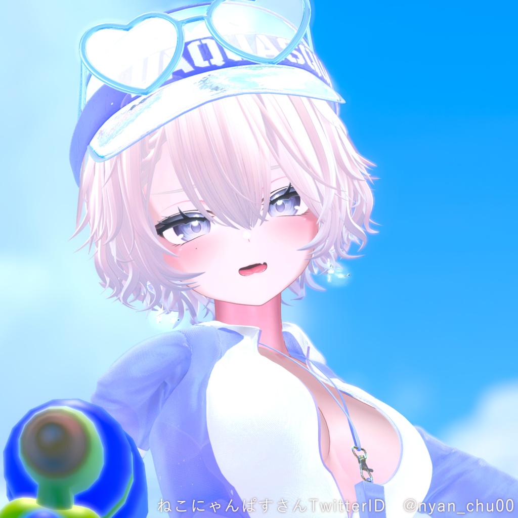 【VRChat】くしゃボブヘアー