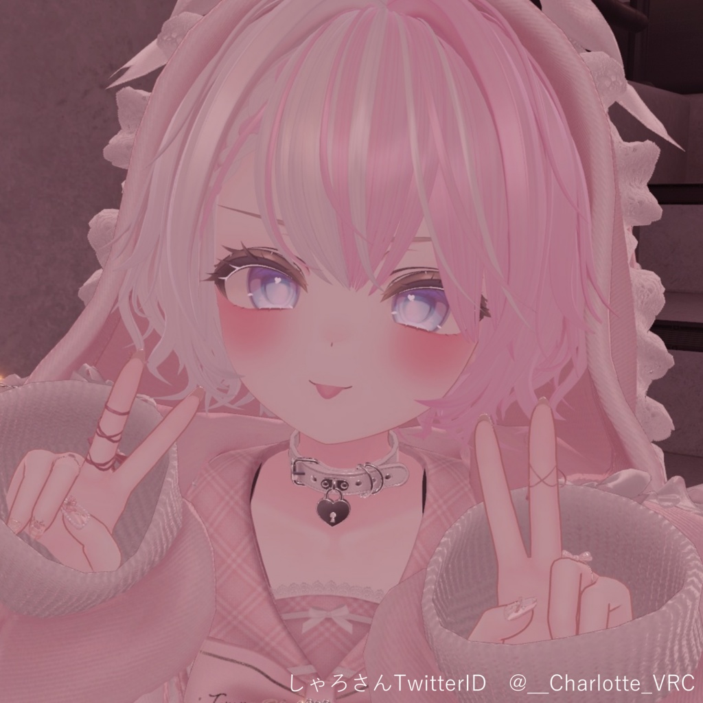 【VRChat】くしゃボブヘアー