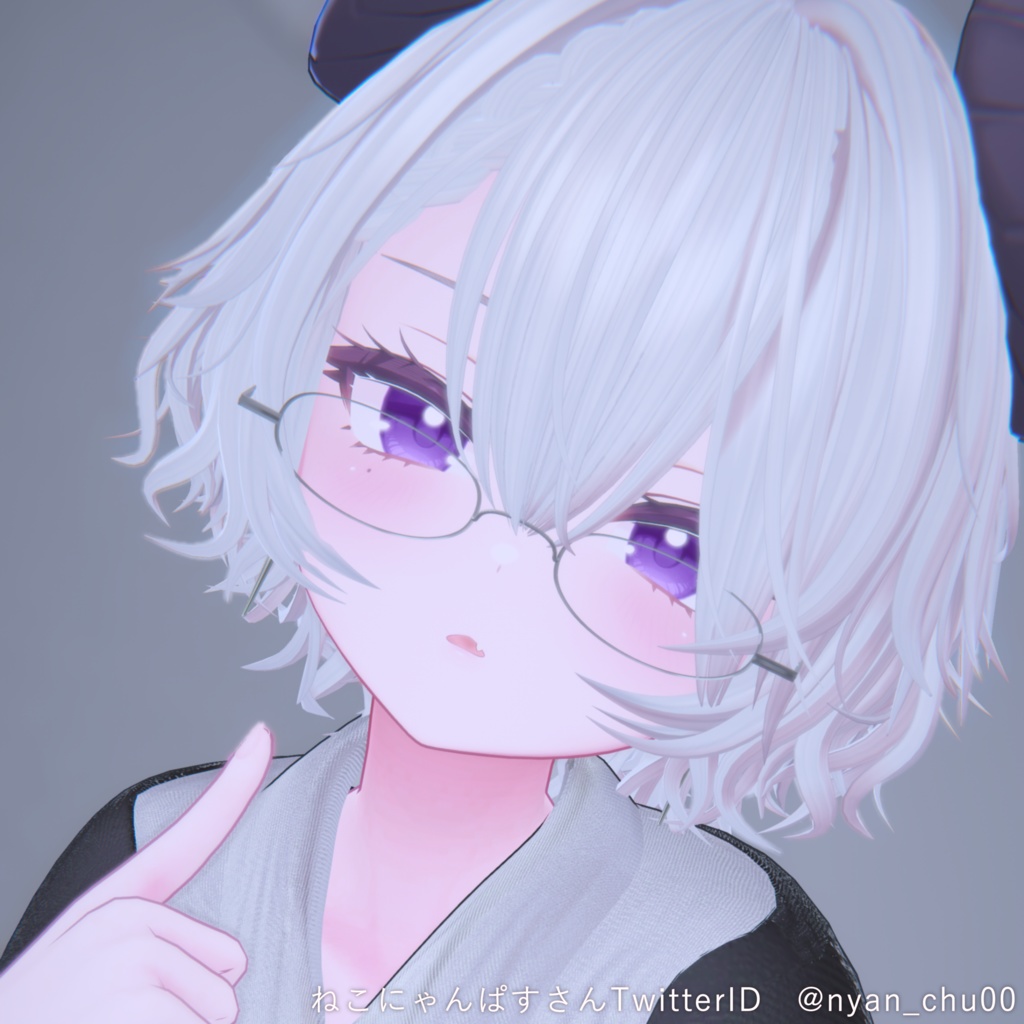 【VRChat】くしゃボブヘアー