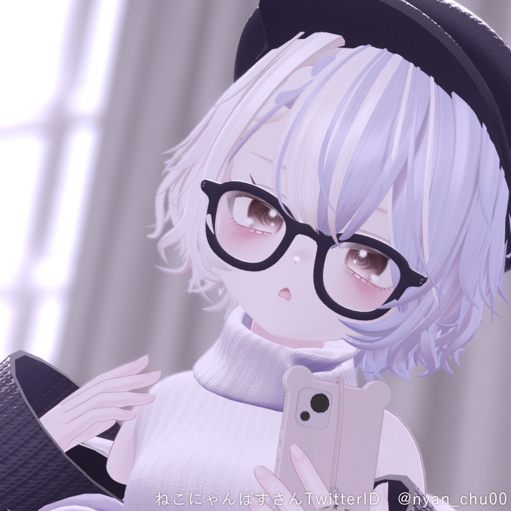 【VRChat】くしゃボブヘアー