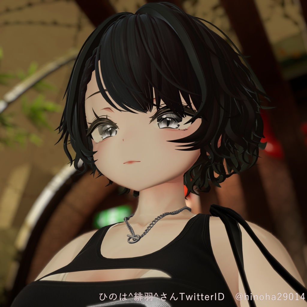 【VRChat】くしゃボブヘアー