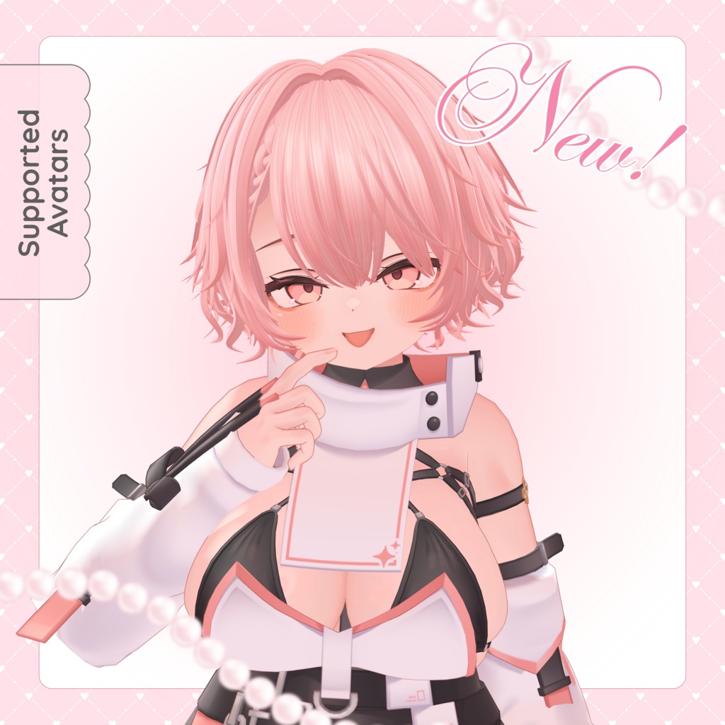 【VRChat】くしゃボブヘアー