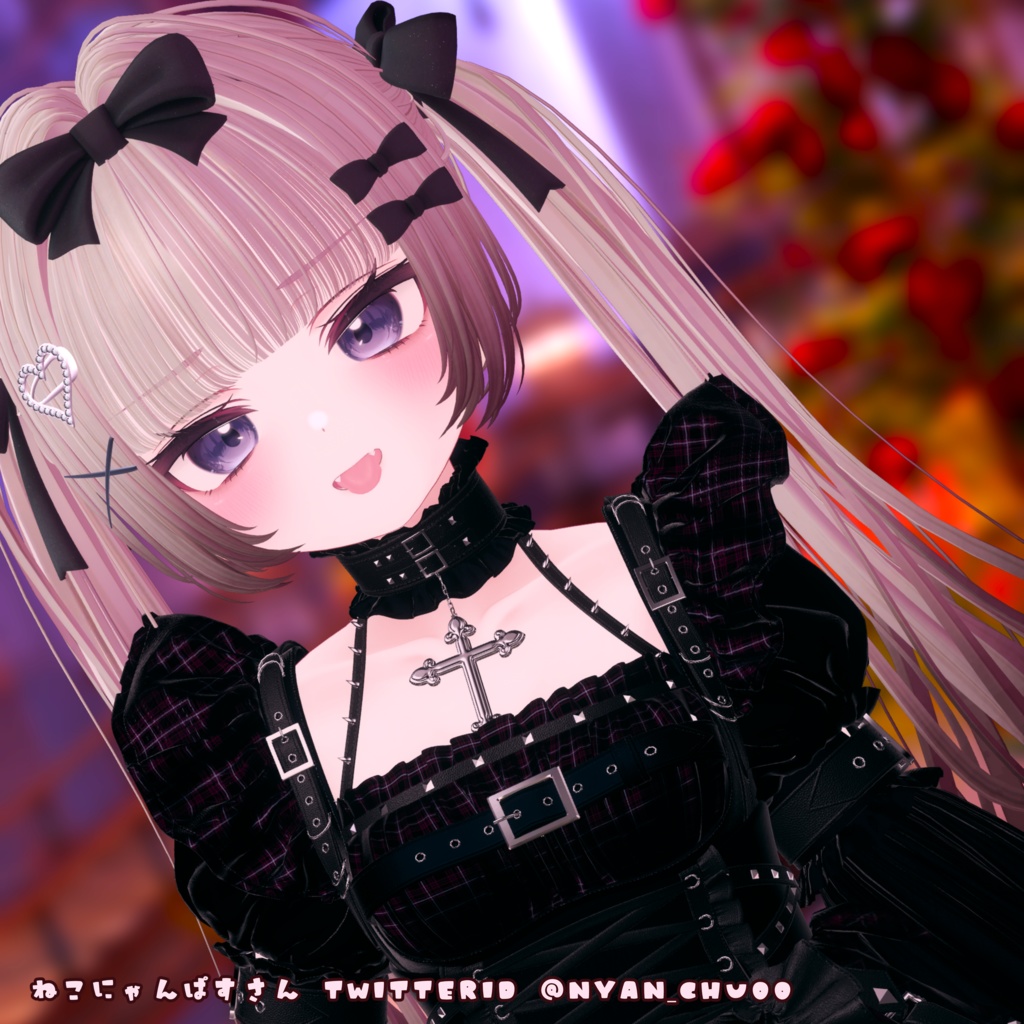 【VRChat】zirai_twin_hair