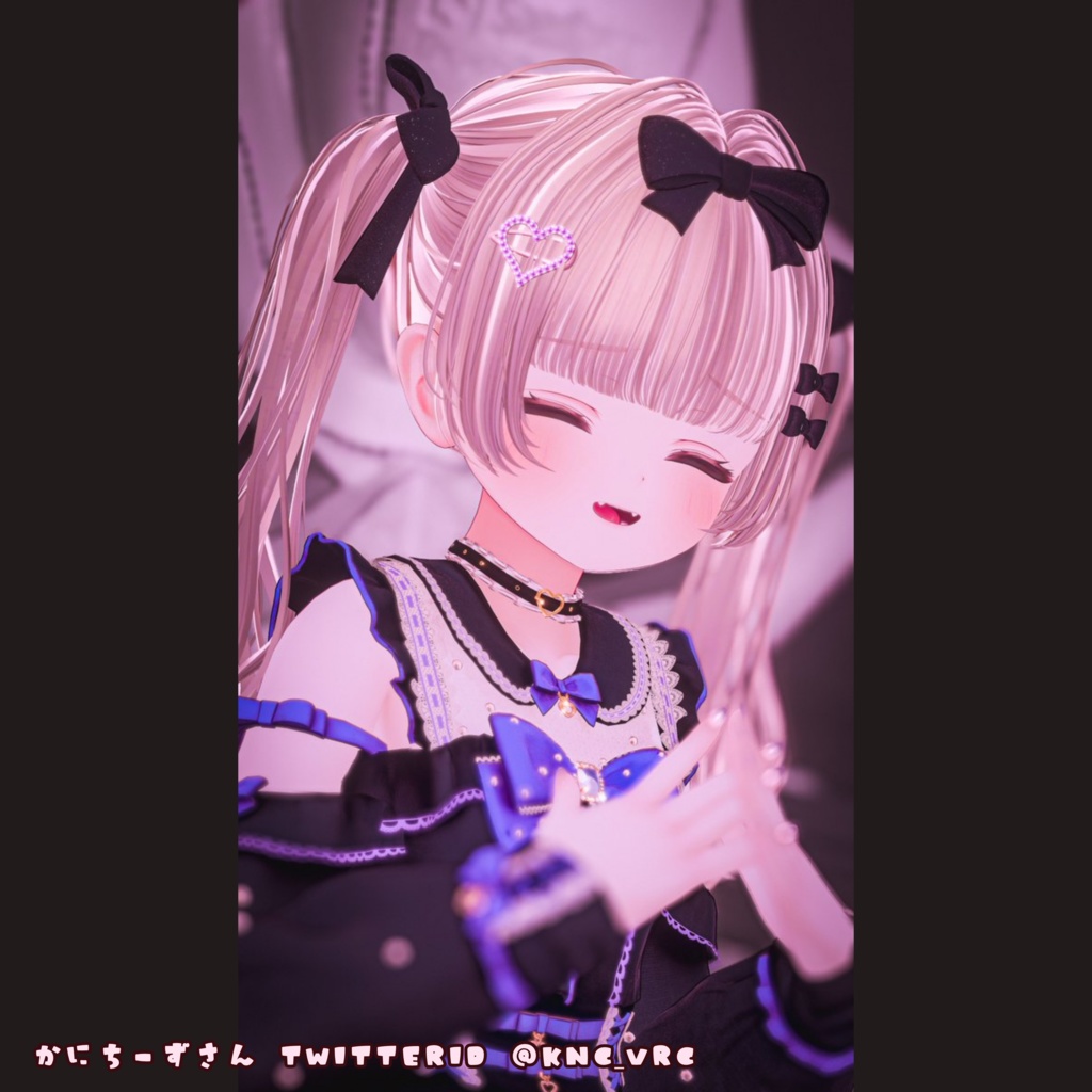 【VRChat】zirai_twin_hair