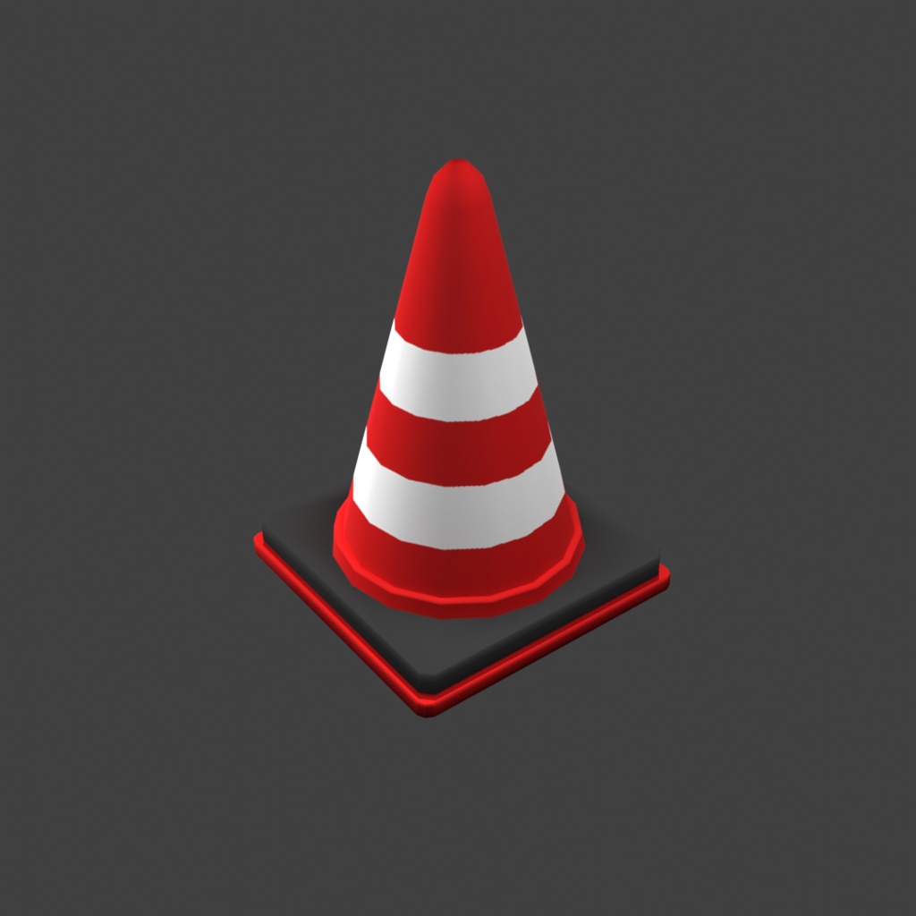 【3Dモデル】レインボーコーン🌈【無料】